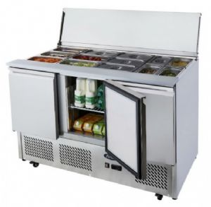 Saladette rfrigre 3 portes avec capot inox ATOSA