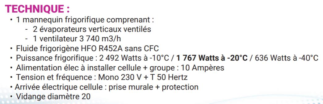 Cellule table de refroidissement et surgélation 7 niveaux GN1/1 ou 400x600 ACFRI - RS 35 Table RS35T/RL