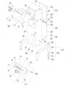 Pi�ces d�tach�es pour batteur p�tisserie boulangerie