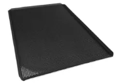 Plaque ptisserie en tflon 325x530mm (GN1/1) perfore 4 bords 45 coins ouvert paisseur 1.5mm