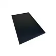 Plaque p�tisserie t�le acier bleu 400x600mm non perfor�e 4 bords droit 10mm-�paisseur 1.25mm