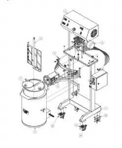 Pi�ces d�tach�es pour cuiseur � cr�me