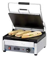 Appareil  paninis professionnel XL simple Lisse avec minuteur CASSELIN CGPLLGPT