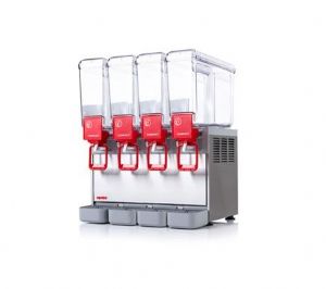 Distributeur de boisson fraîche 4 cuves de 8 litres UGOLINI Distributeur de boisson fraîche 4 cuves de 8 litres UGOLINI