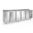 Arrire-bar rfrigr 5 portes pleines battantes et 2 tiroirs neutres CORECO