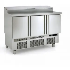 Saladette rfrigre 3 portes avec vitrine inox CORECO MFEI70-140