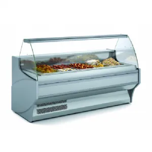Vitrine chauffante bain-marie 4 x GN1/1 DOCRILUC VE-10BM-15-C
