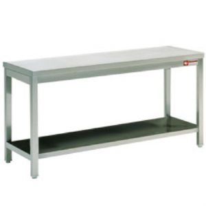 Table inox soude Largeur 1200mm - Profondeur 600mm DIAMOND - TL1261