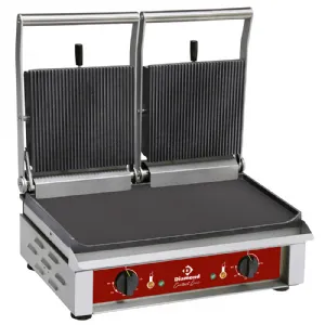 Appareil  paninis professionnel double DIAMOND CONTACTDG2/SN