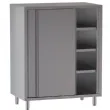 Armoire haute inox portes coulissantes - Longueur 1600mm DIAMOND