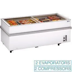 Conglateur portes coulissantes vitres 839 Litres DIAMOND VT200E/N-R2_PROMO