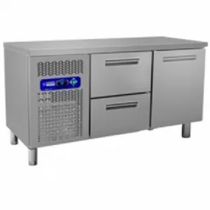 Desserte rfrigre 1 porte 2 tiroirs profondeur 700mm DIAMOND MR2/R2+MC1/2-TP_PROMO