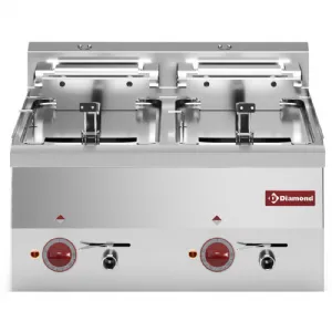 Friteuse professionnelle �lectrique 2x10 Litres DIAMOND profondeur 600