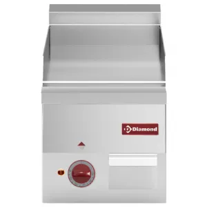 Plancha professionnelle lectrique lisse 1 zone DIAMOND profondeur 600mm