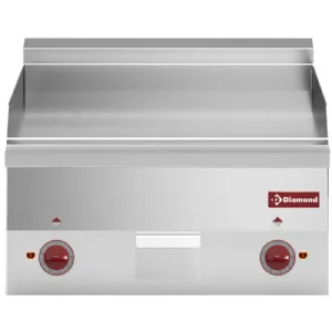 Plancha professionnelle lectrique lisse 2 zones DIAMOND profondeur 600mm