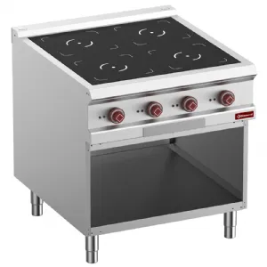 Fourneau 4 plaques induction sur baie libre DIAMOND profondeur 900mm E9/4IDA8-N