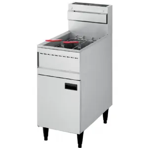 Friteuse professionnelle gaz 23 Litres sur placard DIAMOND FGHR-23/N