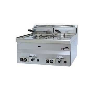 Friteuse professionnelle gaz 2x8 Litres DIAMOND profondeur 600mm Friteuse professionnelle gaz 2x8 Litres DIAMOND profondeur 600mm