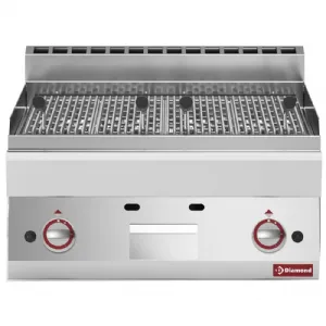 Grill charcoal double  gaz DIAMOND profondeur 650mm G65/GPL7T-N