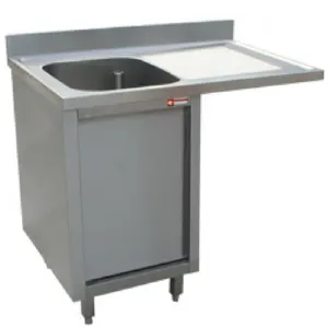 Plonge inox sur meuble 1 bac avec gouttoir  droite 1400x700mm DIAMOND - L1411VD-AS L1411VD-AS