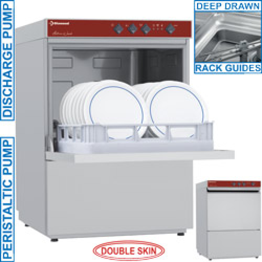 Lave-vaisselle professionnel monophasé DIAMOND - 051D/6M-PS 051D/6M-PS