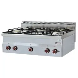 5 feux vifs gaz DIAMOND profondeur 600mm G60/5F9T-N_PROMO