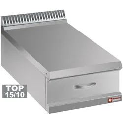 Plan de travail neutre largueur 400mm avec tiroir DIAMOND profondeur 700mm N7/PTC4T_PROMO