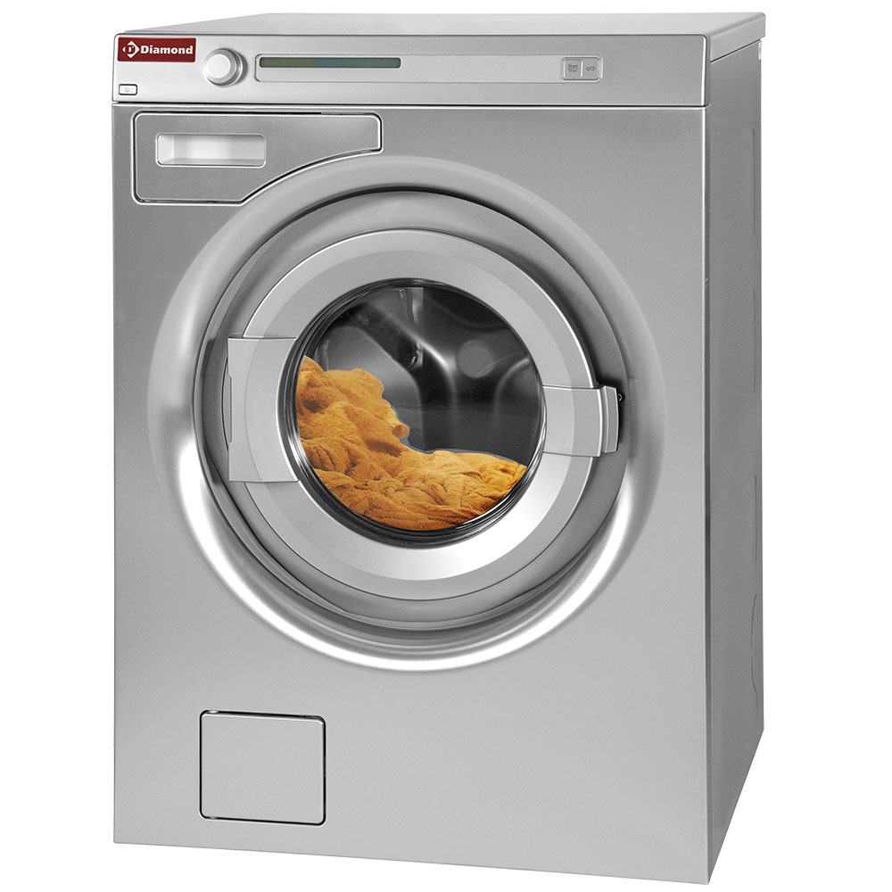 Lave linge inox avec pompe de décharge 6,5 Kg DIAMOND - ML65-PU