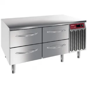 Soubassement rfrigr 4 x 1/2 tiroirs GN1/1 longueur 1200mm DIAMOND N77/R212G-9D_PROMO