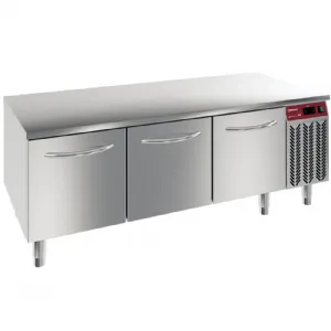 Soubassement rfrigr 3 tiroirs GN1/1 longueur 1600mm DIAMOND N77/R316G-9B_PROMO