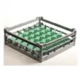 Panier carr 500x500mm avec sparateur  verres Diamond