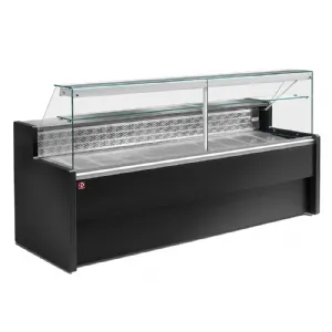 Vitrine rfrigre horizontale HILL PLUS noire longueur 1500mm DIAMOND RO15/B5-R2
