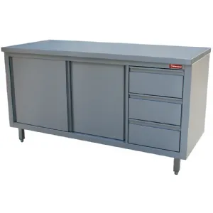 Etagère inox murale - Longueur 1800mm DIAMOND - P183 disponible