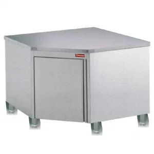 Meuble inox d'angle 1000x1000mm DIAMOND TAN100/M