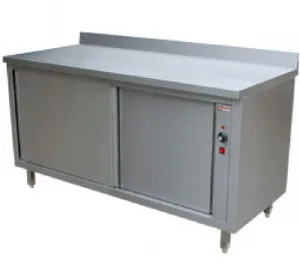 Meuble chauffant inox 1400x700mm DIAMOND - TE187A/B