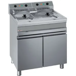 Friteuse professionnelle lectrique 2x14 litres sur socle Diverso by DIAMOND WR-EF28-E2
