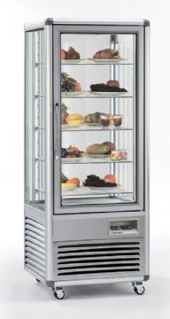 Vitrine réfrigérée 4 faces vitrées positive ventilée TECFRIGO Vitrine réfrigérée 4 faces vitrées positive ventilée TECFRIGO