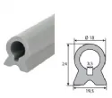 Joint silicone pour porte de four modle EURO3 Longueur 5m