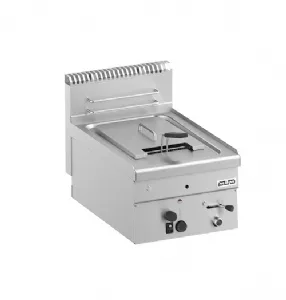 Friteuse professionnelle gaz 8 Litres à poser MBM profondeur 600mm Friteuse professionnelle gaz 8 Litres à poser MBM profondeur 600mm