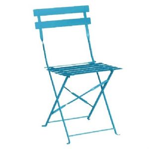 Chaise de terrasse pliable bleu turquoise BOLERO - UGK982 Chaise de terrasse pliable bleu turquoise BOLERO - UGK982