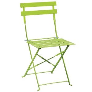 Chaise de terrasse pliable verte BOLERO - UGH552