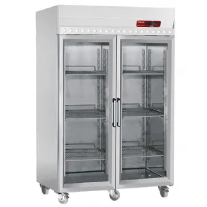 Frigo professionnel ngative 2 portes vitres 1120 Litres Diamond IE140G/R2