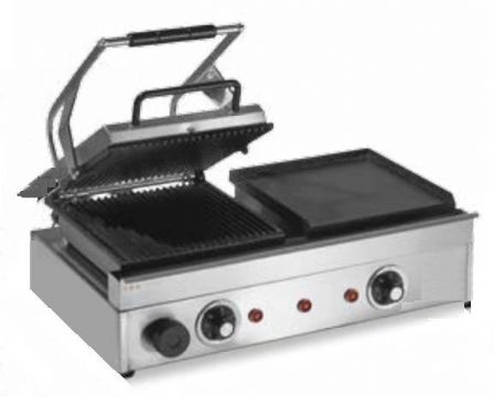 Appareil à paninis professionnel double Appareil à paninis professionnel double