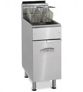 Friteuse à haut-rendement gaz 1 cuve 22 Litres IMPERIAL IFS-40