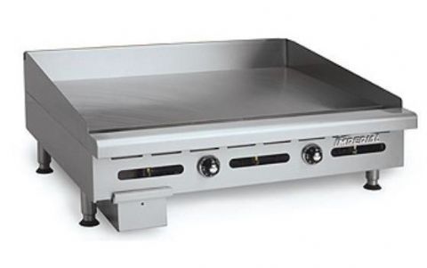 Plancha professionnelle gaz lisse 2 zones IMPERIAL ITG-24