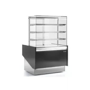 Vitrine neutre profondeur 900mm Longueur 1250mm LYON - VLY 12V VLY 12V