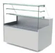 Vitrine neutre Version Viennoiserie Ferme sans dcor profondeur 790mm Longueur 890mm EASY SLIM 790
