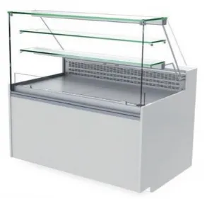 Vitrine rfrigre ventile sans dcor profondeur 790mm Longueur 2540mm EASY SLIM 790 YSRSV250