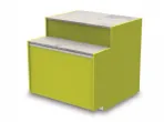 Meuble caisse avec pose-sacs sans dcor profondeur 780mm Longueur 555mm EASY SLIM 790