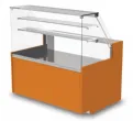Vitrine neutre Version Viennoiserie Ouverte sans dcor profondeur 790mm Longueur 890mm EASY SLIM 790